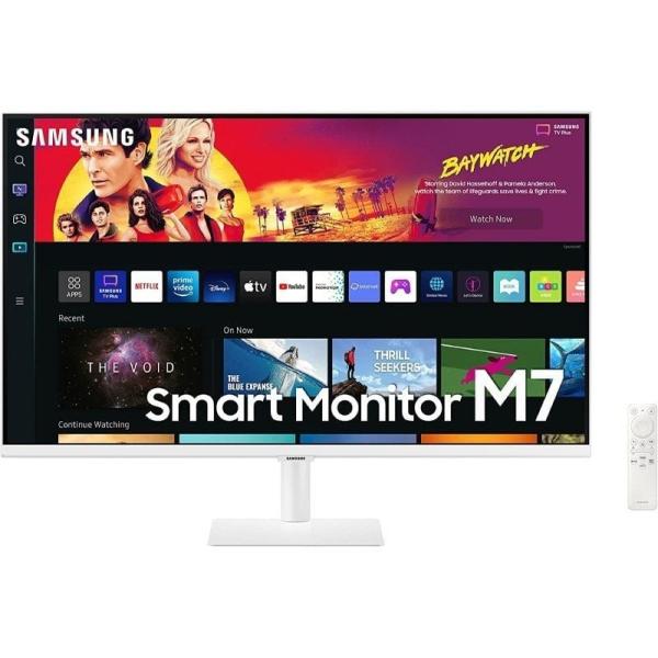 Smart Monitor Samsung M7 S32BM701UP 32'/ 4K/ Smart TV/ Multimedia/ Blanco