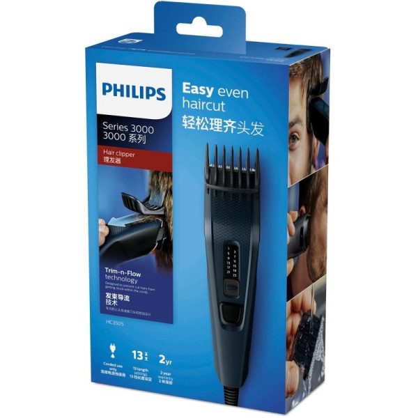 Cortapelos Philips HC3505/15/ con Cable/ 2 Accesorios - Imagen 3