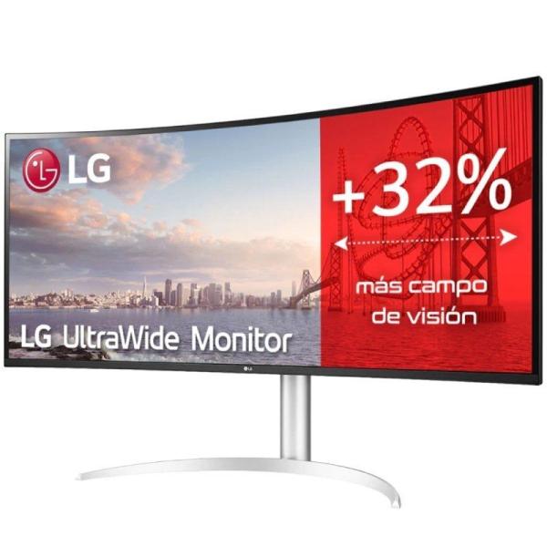 Monitor Profesional Ultrapanorámico Curvo LG 40WP95CP-W 39.7'/ 5K2K/ Multimedia/ Plata