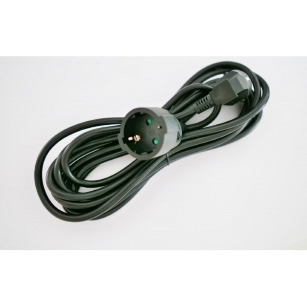 Cable Alargador de Corriente 3GO AL5M/ Schuko Hembra - Schuko Macho/ 5m/ Negro