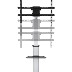 Soporte de Pie Inclinable con Ruedas Aisens FT86TRE-197 para TV 37-86'/ hasta 50kg