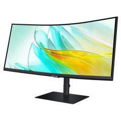 Monitor Profesional Ultraparonámico Curvo Samsung ViewFinity S6 S34C652UAU 34'/ UWQHD/ Multimedia/ Negro