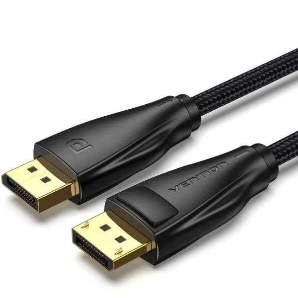 Cable DisplayPort 1.4 8K Vention HCCBG/ DisplayPort Macho - DisplayPort Macho/ 1.5m/ Negro