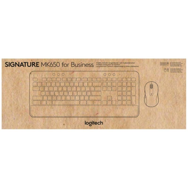 Teclado y Ratón Inalámbricos Logitech Signature MK650 for Business 920-010998/ Grafito