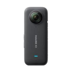 Cámara Digital Deportiva Insta360 X3/ 5.7K/ Ángulo de visión 360º/ Negra
