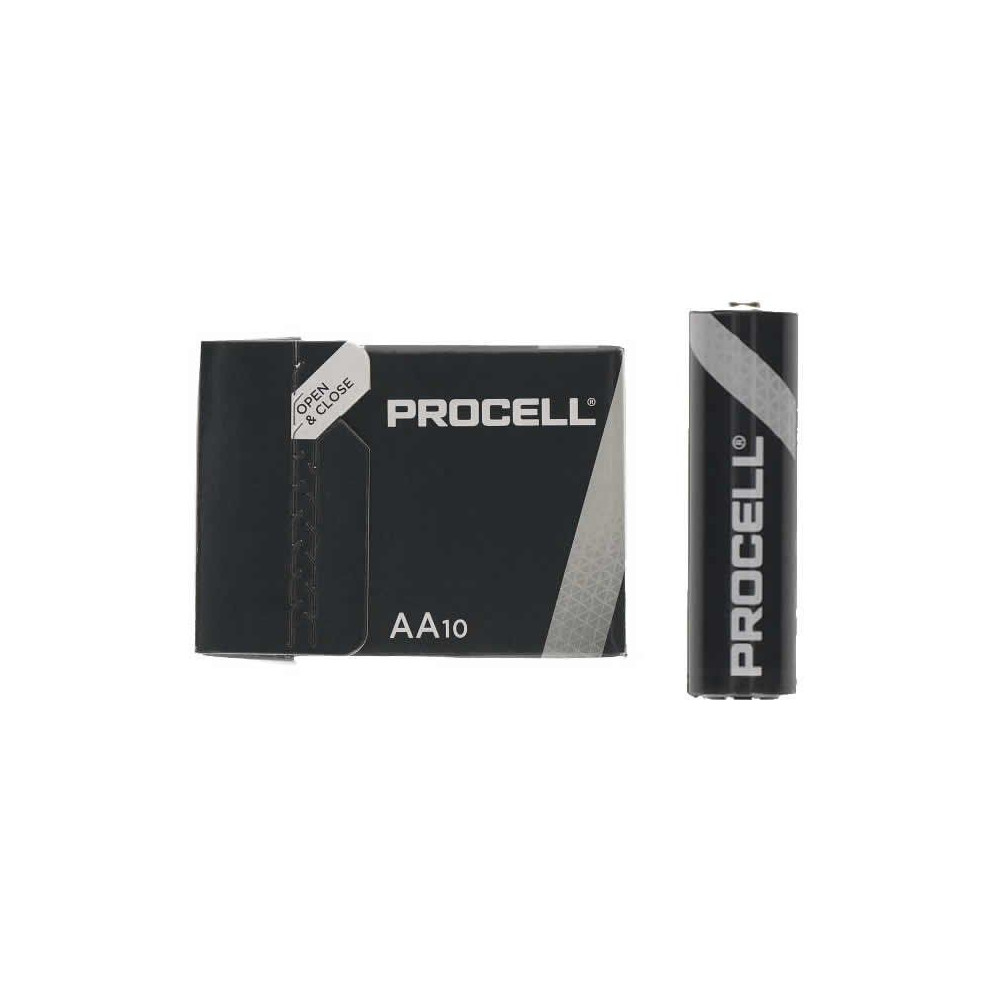Pack de 10 Pilas AA LR6 Duracell PROCELL ID1500IPX10/ 1.5V/ Alcalinas - Imagen 1