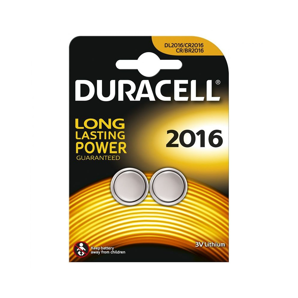 Pack de 2 Pilas de Botón Duracell DL2016B2/ 3V - Imagen 1