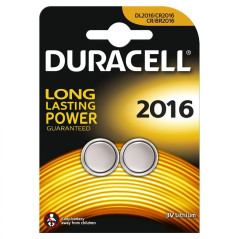 Pack de 2 Pilas de Botón Duracell DL2016B2/ 3V - Imagen 1