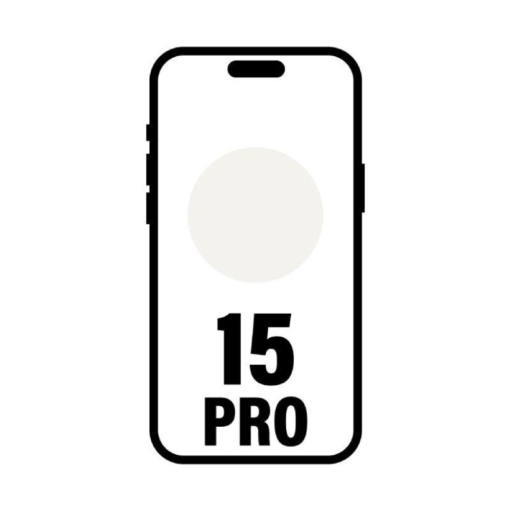 Smartphone Apple iPhone 15 Pro 256Gb/ 6.1'/ 5G/ Titanio Blanco