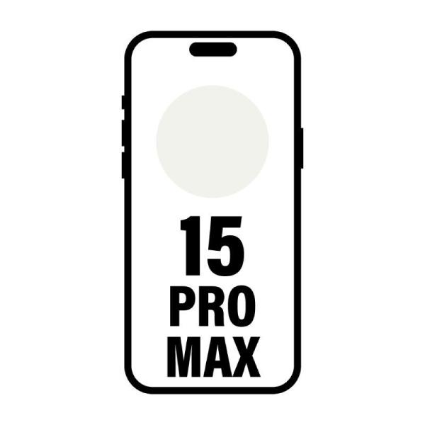 Smartphone Apple iPhone 15 Pro Max 1TB/ 6.7'/ 5G/ Titanio Blanco