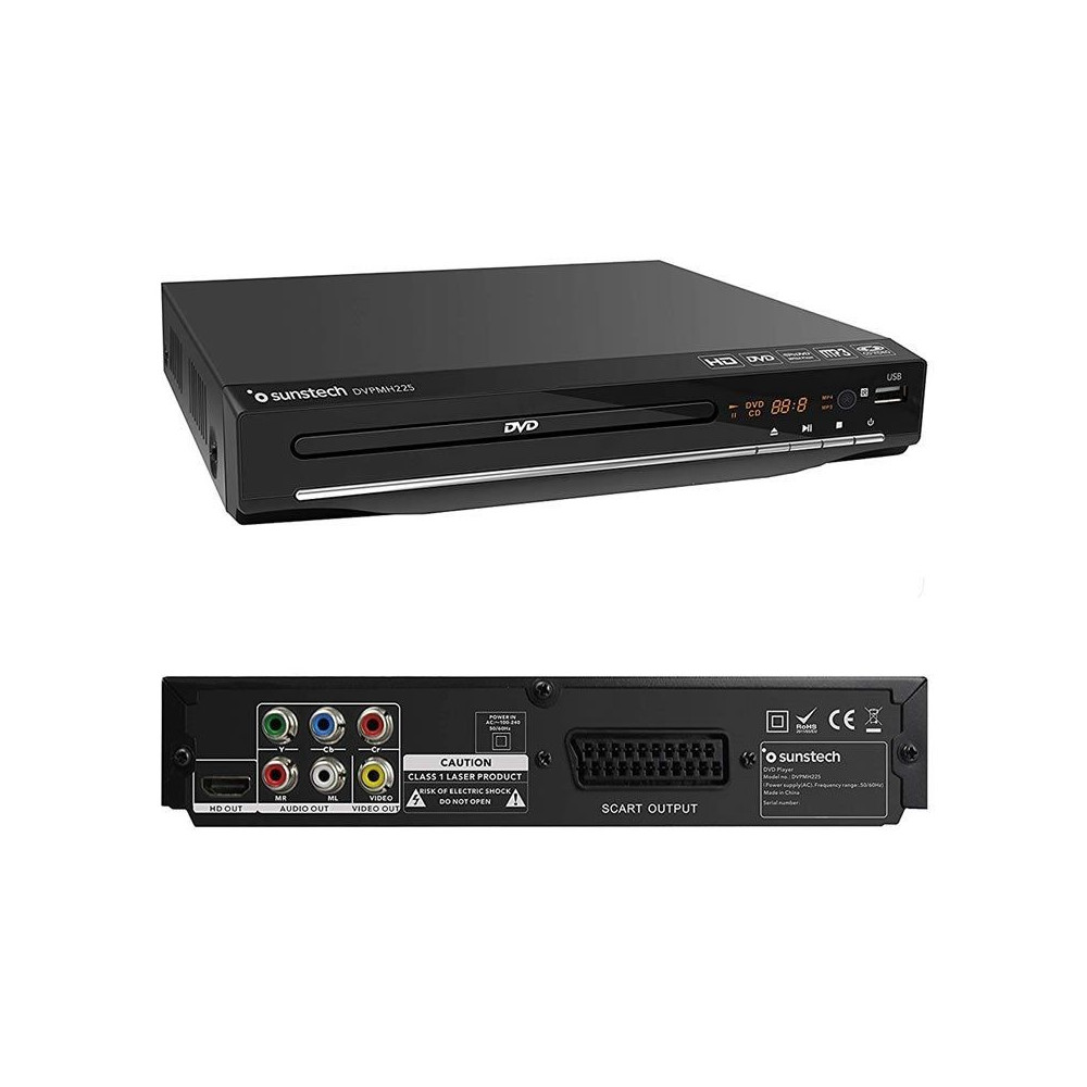 Reproductor DVD Sunstech DVPMH225BK - Imagen 1