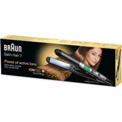 Plancha para el Pelo Braun Satin Hair 7 ST710/ Negra