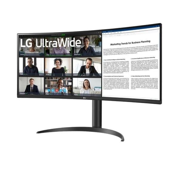 Monitor Profesional Ultrapanorámico LG 34WR55QC-B 34'/ WQHD/ Negro