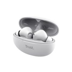 Auriculares Bluetooth Trust Yavi ENC con estuche de carga/ Blancos