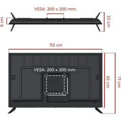 Televisor Grunkel LED-5022GOO 50'/ Ultra HD 4K/ Smart TV/ WiFi