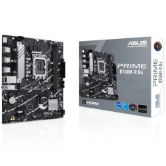 Placa Base Asus PRIME B760M-R D4 Socket 1700/ Micro ATX