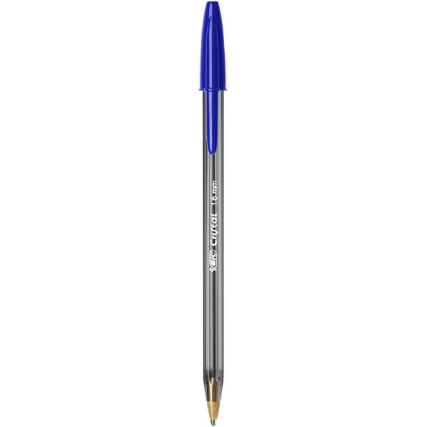Bolígrafos de Tinta de Aceite Bic Cristal Large 880656/ 50 unidades/ Azules - Imagen 2
