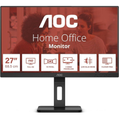 Monitor Profesional AOC 27E3QAF 27'/ Full HD/ Multimedia/ Negro