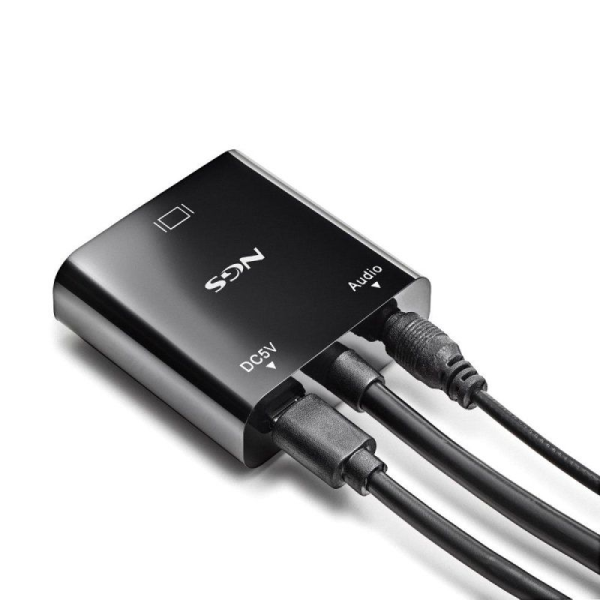 Adaptado NGS Chamaleon/ HDMI Macho - VGA Hembra/ Incluye Cable de Audio y Alimentación USB