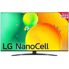 Televisor LG NanoCell 43NANO766QA 43'/ Ultra HD 4K/ Smart TV/ WiFi