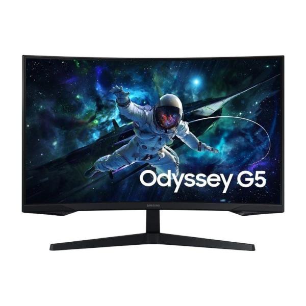Monitor Gaming Curvo Samsung Odyssey G5 S32CG554EU 32'/ QHD/ 1ms/ 165Hz/ VA/ Negro