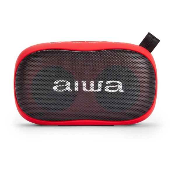 Altavoz con Bluetooth Aiwa BS-110RD/ 10W/ 2.0/ Rojo