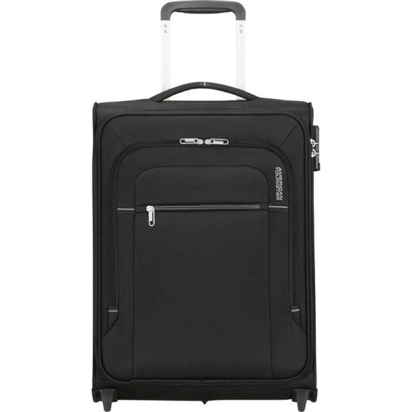 Maleta de Cabina American Tourister Crosstrack Upright 55cm/ 55x40x20cm/ 2 Ruedas/ Negro y Gris