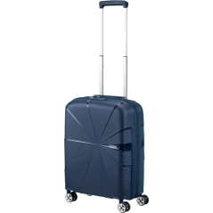 Maleta de Cabina American Tourister Starvibe Spinner 55cm/ 55x40x20cm/ 4 Ruedas/ Azul Marino