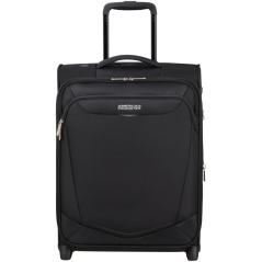 Maleta de Cabina American Tourister Upright SummerRide 55cm/ 55x40x20cm/ 2 Ruedas/ Negro