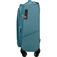 Maleta de Cabina American Tourister SummerRide Spinner 55cm/ 55x40x23cm/ 4 Ruedas/ Azul Brisa