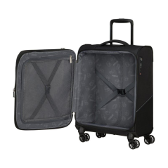 Maleta de Cabina American Tourister SummerRide Spinner 55cm/ 55x40x23cm/ 4 Ruedas/ Negro