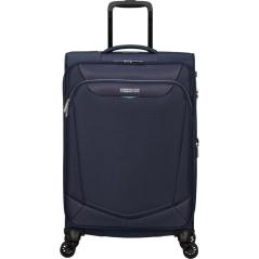 Maleta American Tourister SummerRide Spinner 69cm/ 69x43x29cm/ 4 Ruedas/ Azul Marino