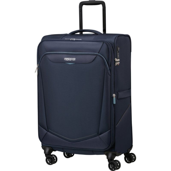 Maleta American Tourister SummerRide Spinner 69cm/ 69x43x29cm/ 4 Ruedas/ Azul Marino