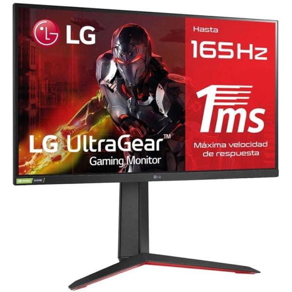 Monitor Gaming LG UltraGear 27GP850P-B 27'/ QHD/ 1ms/ 165Hz/ IPS/ Regulable en altura/ Negro