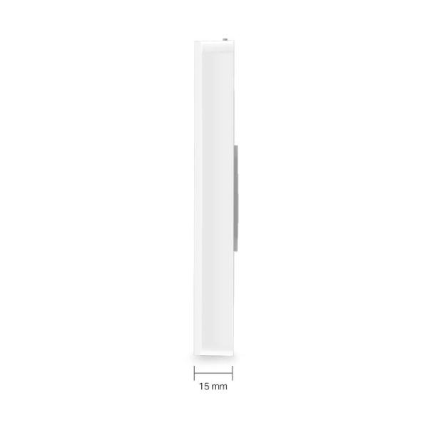 Punto de Acceso Inalámbrico TP-Link Omada EAP615-WALL/ WiFi 6/ PoE/ 1800Mbps/ 2.4GHz 5GHz/ Antenas de 4dBi/ WiFi 802.11 ax/ac/a/