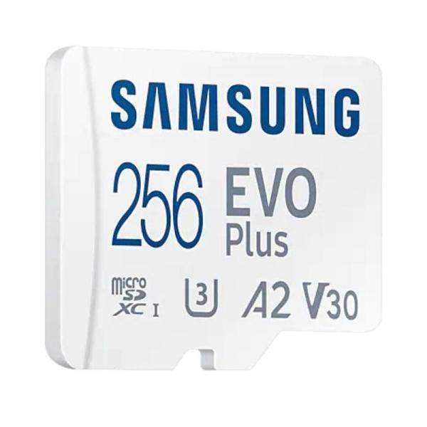 Tarjeta de Memoria Samsung EVO Plus 2023 256GB microSD XC con Adaptador/ Clase 10/ 160MBs