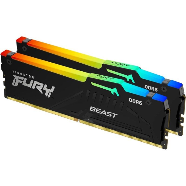 Memoria RAM Kingston FURY Beast 2 x 8GB/ DDR5/ 5600MHz/ 1.1V/ CL40/ DIMM