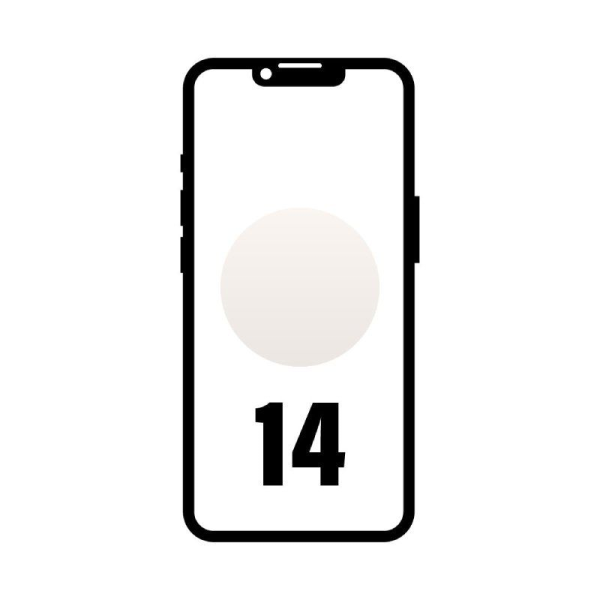 Smartphone Apple iPhone 14 128GB/ 6.1'/ 5G/ Blanco Estrella