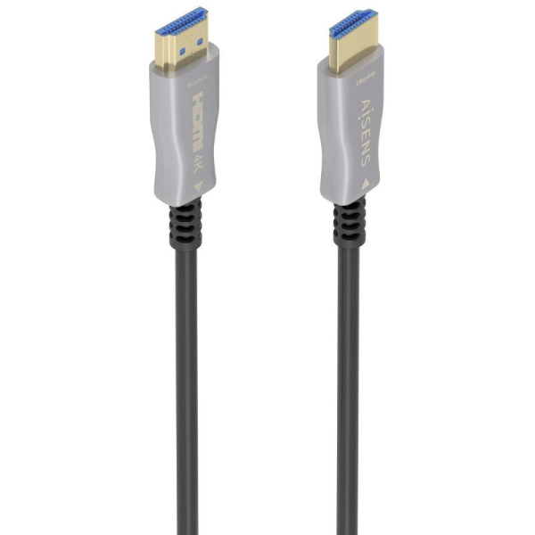 Cable HDMI 2.0 AOC 4K Aisens A148-0858/ HDMI Macho - HDMI Macho/ 10m/ Negro