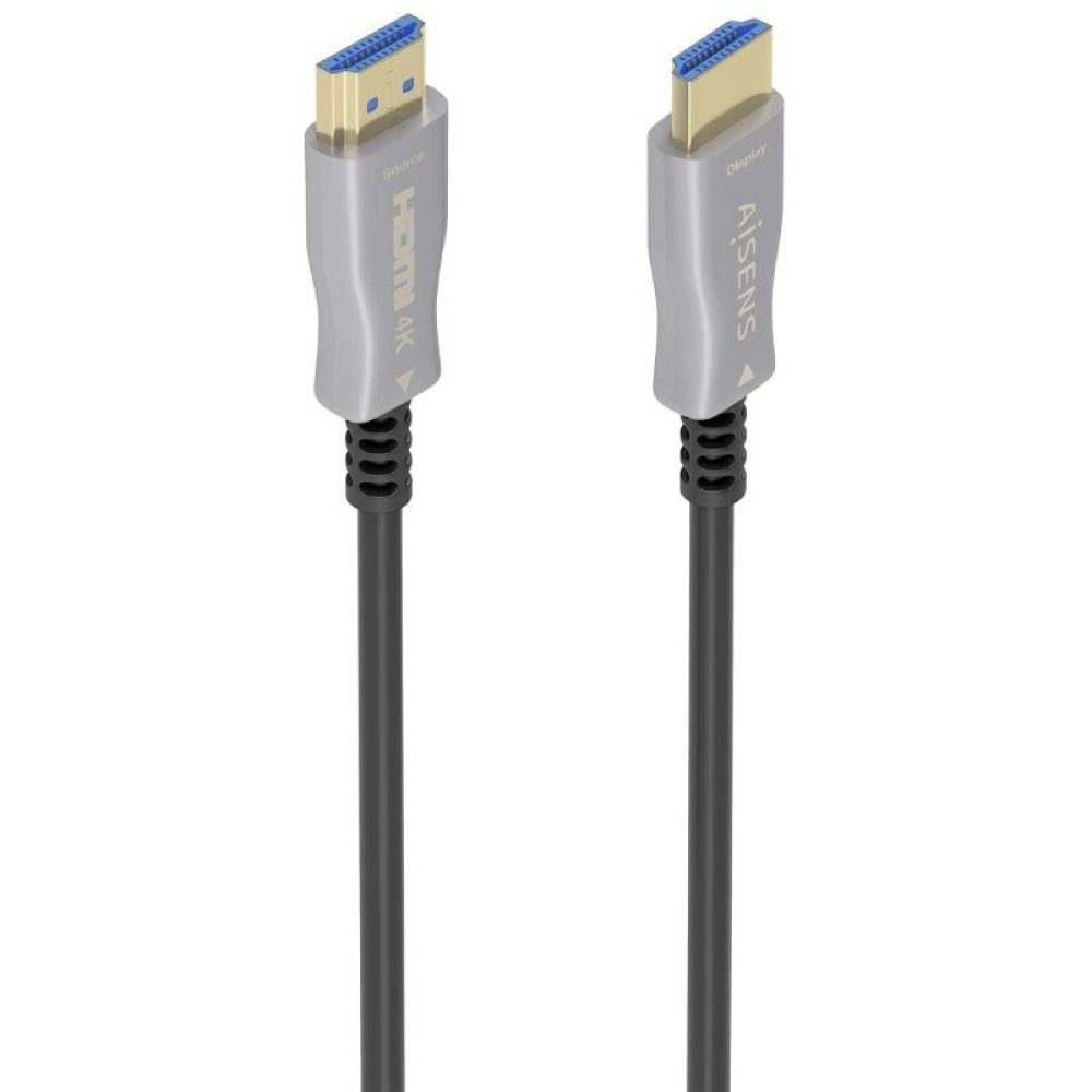 Cable HDMI 2.0 AOC 4K Aisens A148-0858/ HDMI Macho - HDMI Macho/ 10m/ Negro