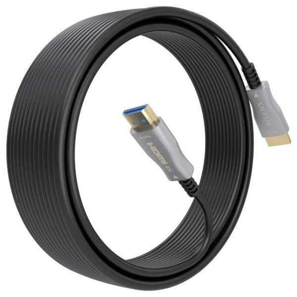 Cable HDMI 2.0 AOC 4K Aisens A148-0858/ HDMI Macho - HDMI Macho/ 10m/ Negro