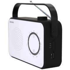 Radio Portátil Aiwa R-190BW/ 2W/ Blanco