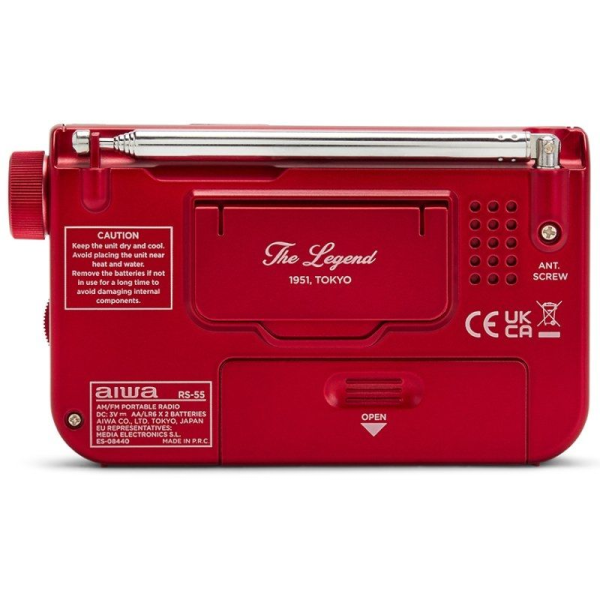 Radio Portátil Aiwa RS-55RD/ Rojo