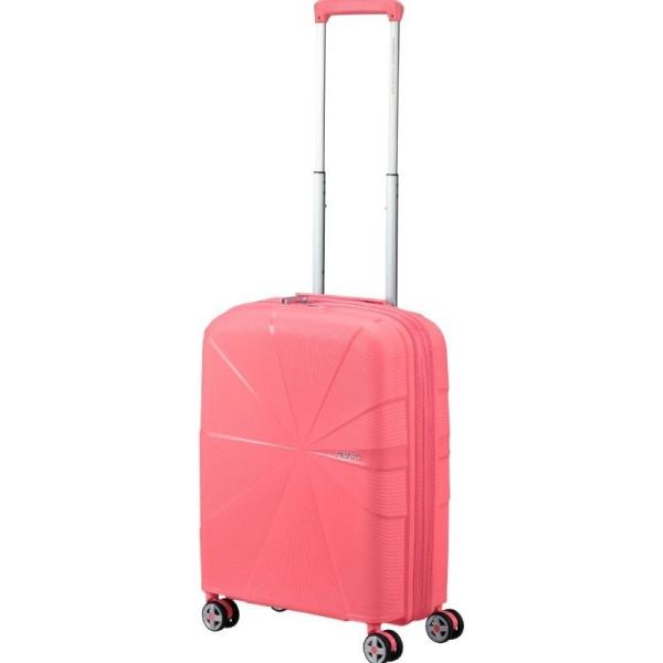 Maleta de Cabina American Tourister Starvibe Spinner 55cm/ 55x40x20cm/ 4 Ruedas/ Coral