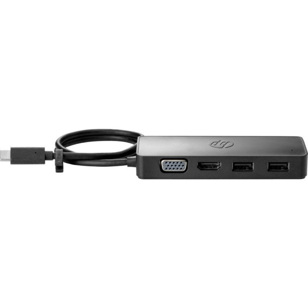 Docking USB Tipo-C HP G2 7PJ38AA/ 2xUSB/ 1xHDMI/ 1xVGA/ Negro