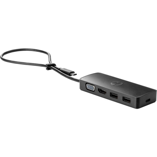 Docking USB Tipo-C HP G2 7PJ38AA/ 2xUSB/ 1xHDMI/ 1xVGA/ Negro