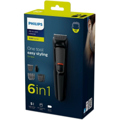 Cortapelos Multigroom Series 3000 Philips MG3710 con Batería/ 6 Accesorios