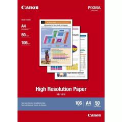 Papel para Impresora de Inyección de Tinta Canon HR-101N/ 21 x 29.7cm/ 106g/ 50 Hojas