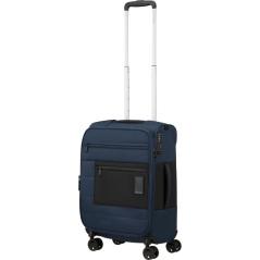 Maleta de Cabina Samsonite Vaycay Spinner Expansible 55cm/ 55x35x25cm/ 4 Ruedas/ Azul Marino