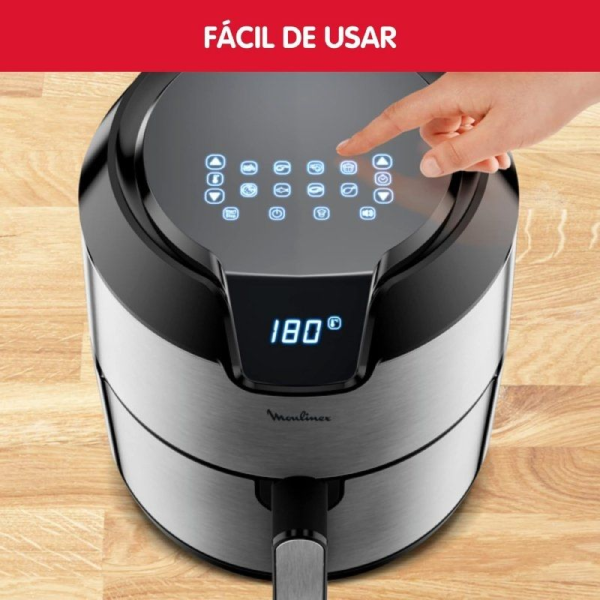 Freidora por Aire / Sin Aceite Moulinex EZ401D10/ 1500W/ Capacidad 4.2L